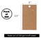 400 Pieces Earring Cards - Earring Display Cards - Custom Earring Cards for Earring Display - Hanging Earrings - Bulk Earring Cards - 2 x 3.5 Inches - Brown (Pack of 400)